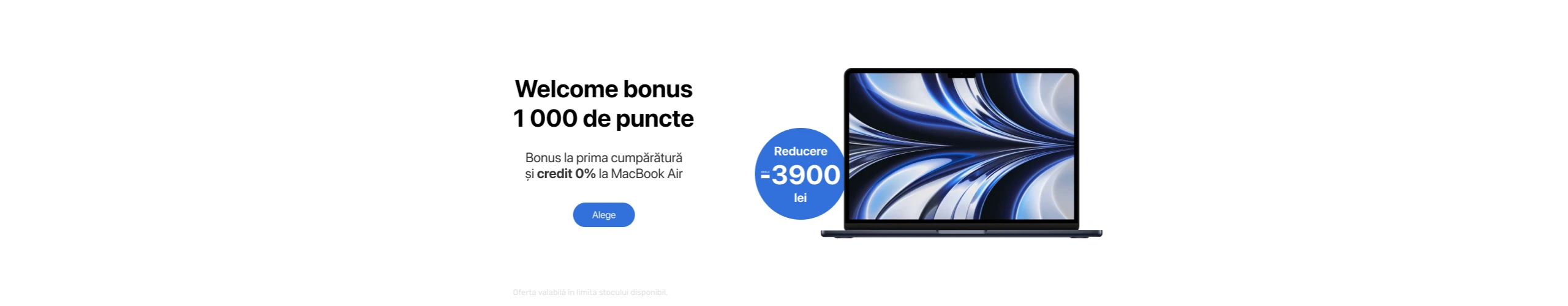 Reducere până la 3 900 lei la MacBook Air!